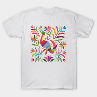 Mexican Otomí Duck / Colorful & happy art by Akbaly T-Shirt